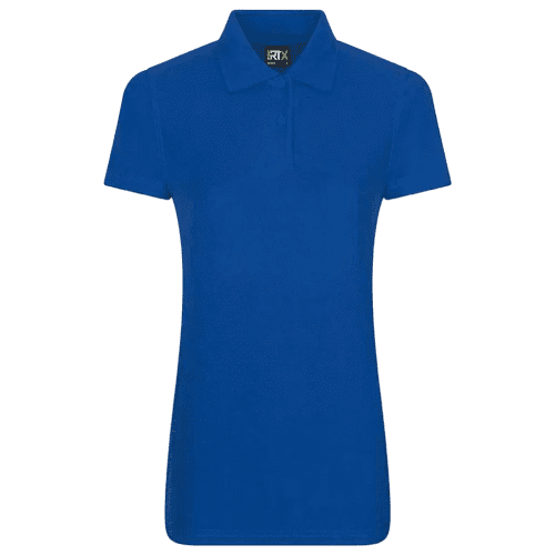 Custom Branded RTX Pro Women's Workwear Polo Shirts in Royal Blue from Total Merchandise