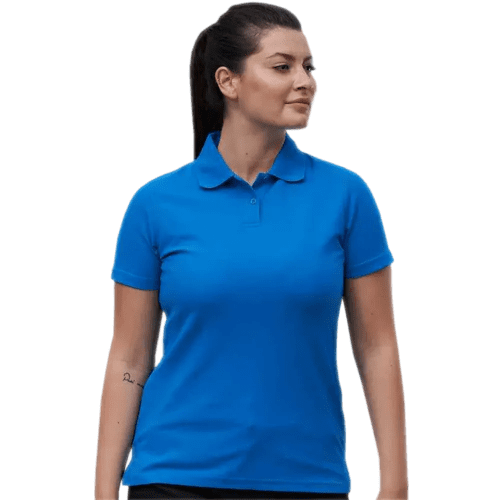 Custom Printed RTX Pro Women's Workwear Polo Shirts in Sapphire from Total Merchandise