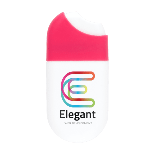 Promotional 15ml Hand Sanitiser Spray with a logo printed to 1 side by Total Merchandise