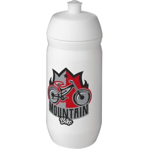 HydroFlex Printed Squeezy Sports Bottles in White from Total Merchandise