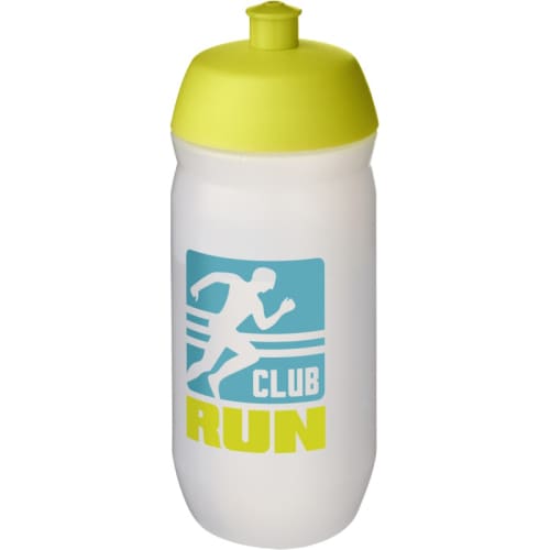Promotional Squeezy Water Bottles in Clear/Lime from Total Merchandise