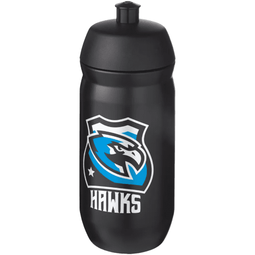 HydroFlex Branded Squeezy Sports Bottles in Black from Total Merchandise