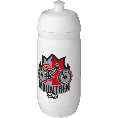 HydroFlex Printed Squeezy Sports Bottles in White from Total Merchandise