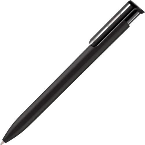 UK Printed Absolute Soft Feel Ballpens in Black from Total Merchandise