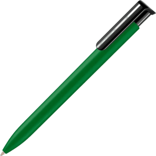Custom Printed Absolute Soft Feel Ballpens in Green from Total Merchandise