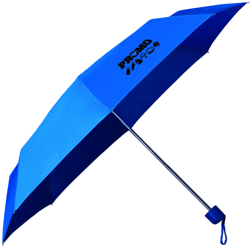UK Express Branded Value Supermini Telescopic Umbrella in Royal Blue from Total Merchandise