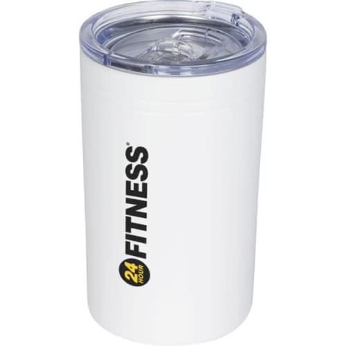 Custom Branded Pika 330ml Vacuum Insulated Tumbler in White from Total Merchandise