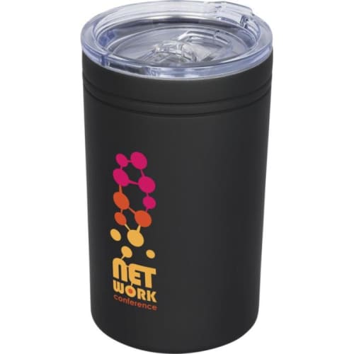 Custom Printed  Pika 330ml Vacuum Insulated Tumbler in Black from Total Merchandise