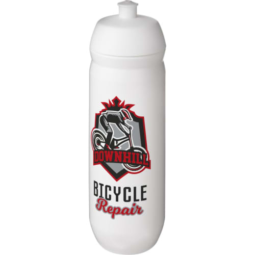 Custom Printed 750ml HydroFlex™ Squeeze Water Bottles in White from Total Merchandise