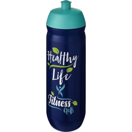 UK Branded 750ml HydroFlex™ Squeeze Sports Bottles in Blue/Aqua from Total Merchandise