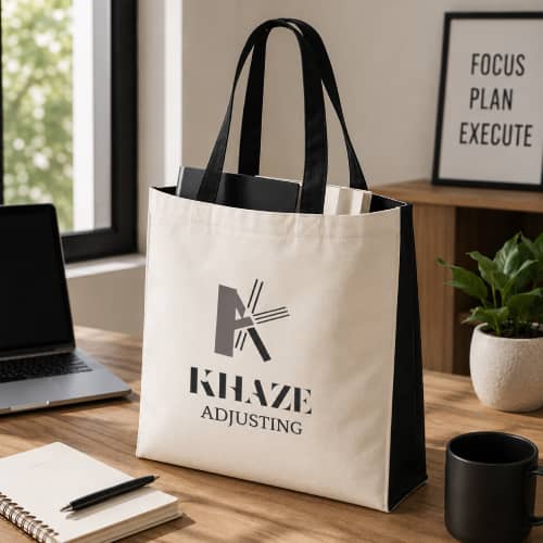 Kuku Large Canvas Tote Bags