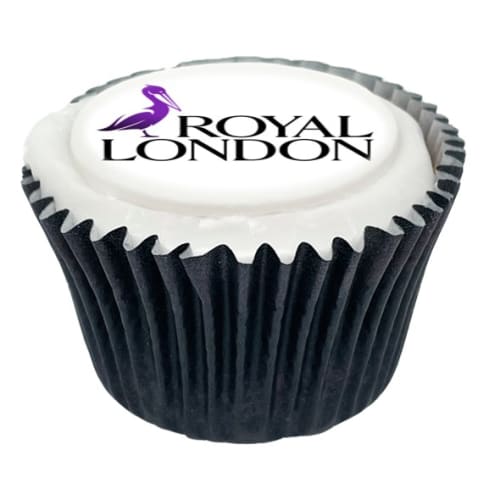 Promotional Cupcakes in Black Wrappers from Total Merchandise