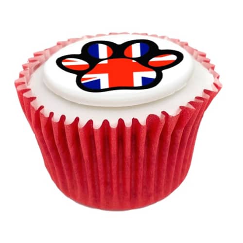 Promotional Cupcakes in Red Wrappers from Total Merchandise