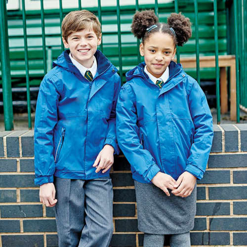 Promotional Kids Dover Jacket in Royal Blue/Navy from Total Merchandise