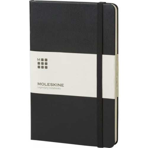 Promotional Large Moleskin Classic Plain Hard Cover Notebook with a design from Total Merchandise