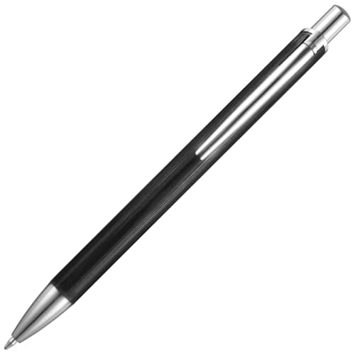 Promotional Aluminium Swallow Ballpens in Black from Total Merchandise