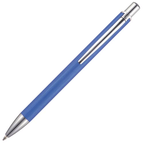 Custom Engraved Aluminium Swallow Ballpens in Blue from Total Merchandise