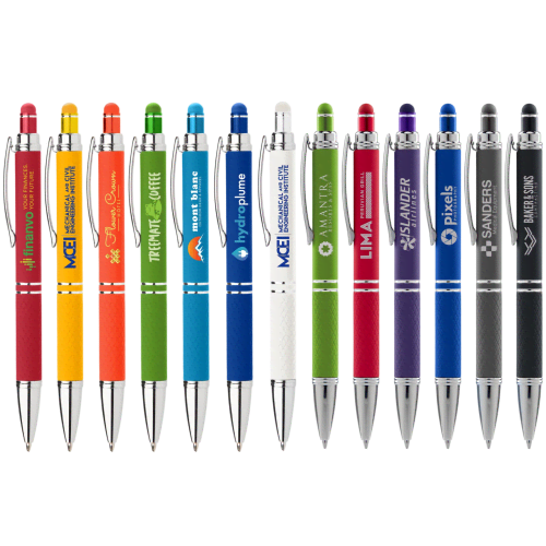 Custom Branded Phoenix Soft Stylus Pens in a Choice of Colours from Total Merchandise