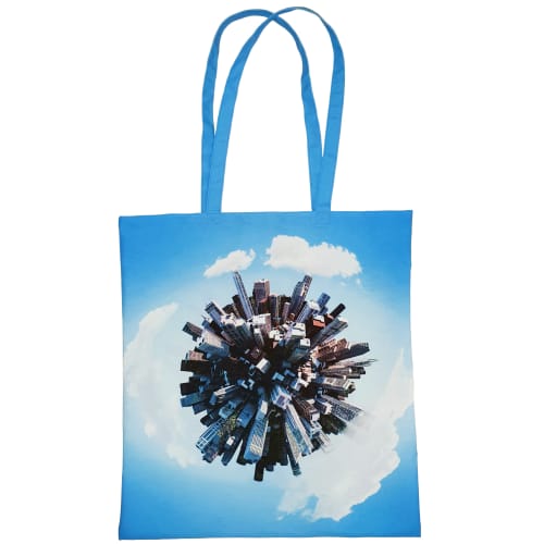 Bespoke UK Printed Tote Bags with All Over Branding & Colour Matched Handles from Total Merchandise