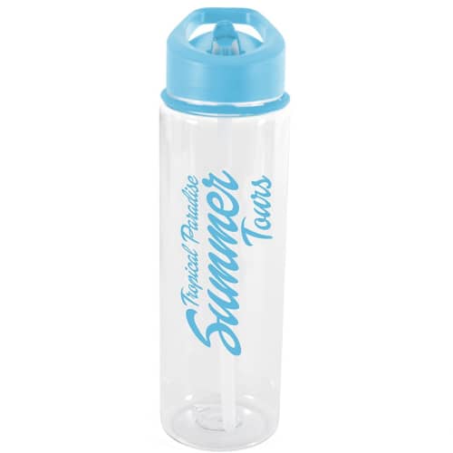 Promotional Branded 725ml Evander PET Drinks Bottle With A Printed Design From Total Merchandise