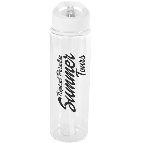 Logo Branded 725ml Evander PET Drinks Bottle With A Printed Design From Total Merchandise