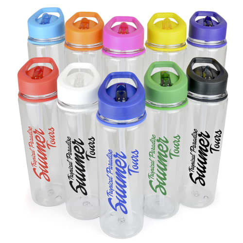 Branded 725ml Evander PET Drinks Bottle With A Printed Design From Total Merchandise