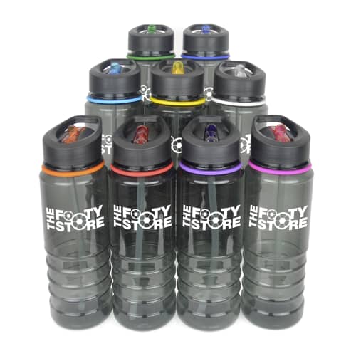 Promotional Lucas Straw Water Bottles with a Choice of Coloured Trims from Total Merchandise