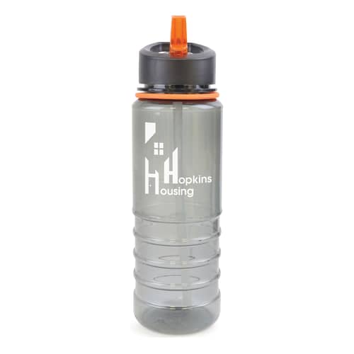 Summit 700ml Water Bottle With Folding Straw & Carabiner x 12