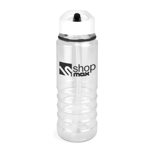 UK Branded Tarn Water Bottle with Straw and Black Trim from Total Merchandise