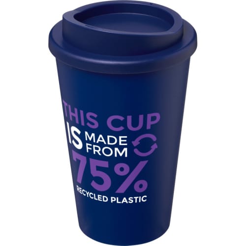 Americano Eco Part Recycled Coffee Cups in Blue/Blue