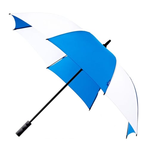 Custom printed Falcone Golf Umbrella in Blue/White from Total Merchandise