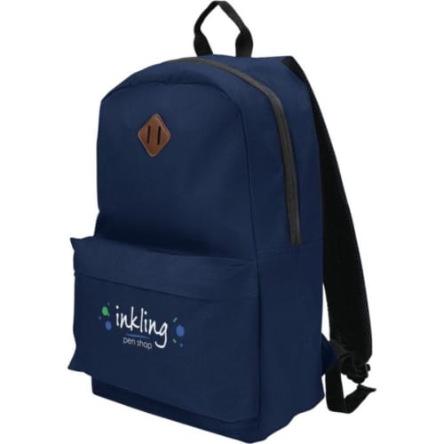 Promotional  Sratta 15" Laptop Backpacks with a spot colour design from Total Merchandise