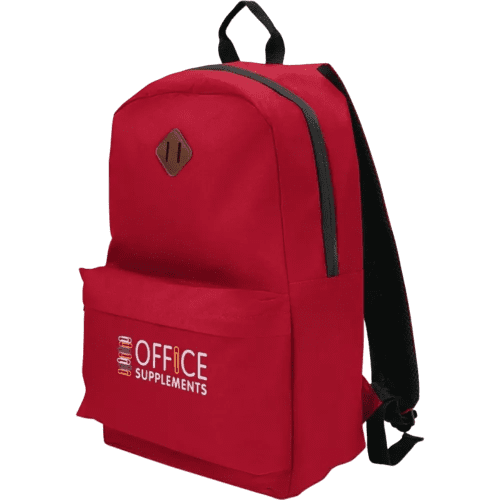 Promotional Stratta 15" Laptop Backpacks with a printed design from Total Merchandise