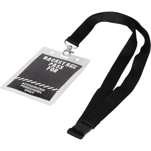 Logo Branded Lorenzo PVC Badge Holder with A printed Design From Total Merchandise
