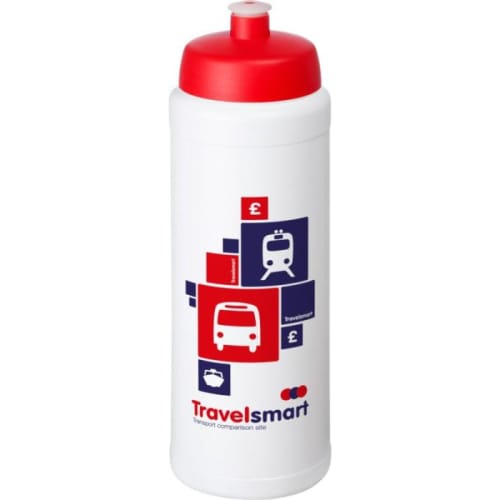 Custom branded 750ml Baseline Plus Grip Sports Bottles with Lid from Total Merchandise