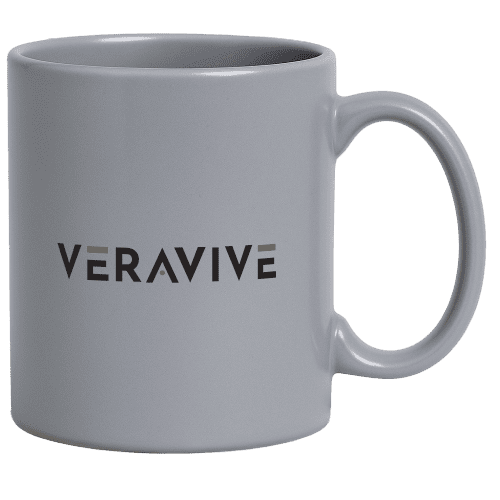 UK Express Branded Colour Bright Mugs in Grey Printed with a Logo by Total Merchandise