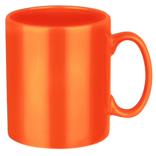 Colour Bright Mugs in Orange