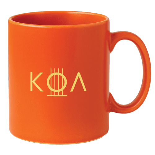 Colour Bright Mugs in Orange