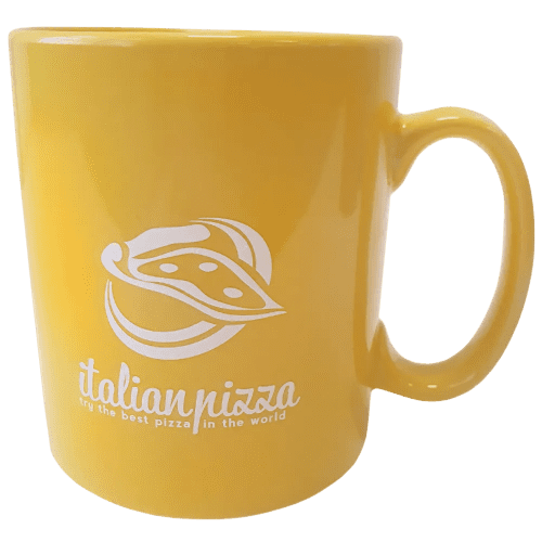 UK Express Printed Colour Bright Mugs in Yellow from Total Merchandise