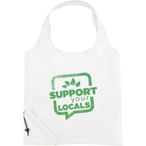 Custom branded Bungalow Foldable Tote Bag with a printed design from Total Merchandise