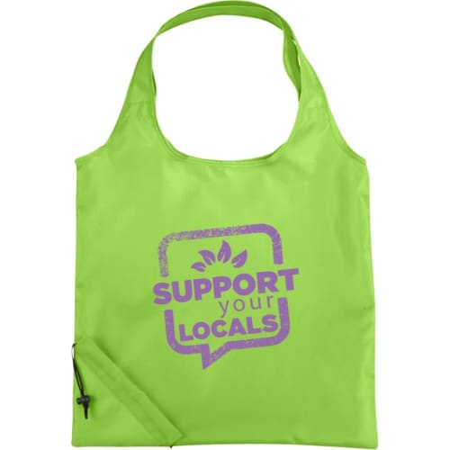 Promotional printed Folded Tote Bag with a personalised design from Total Merchandise