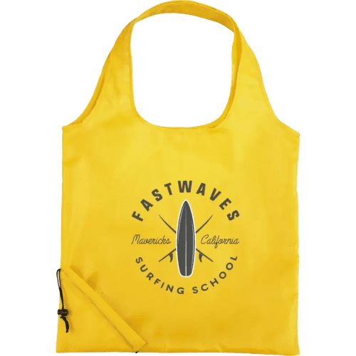 Custom branded Bungalow Foldable Tote Bag with a promotional printed design from Total Merchandise