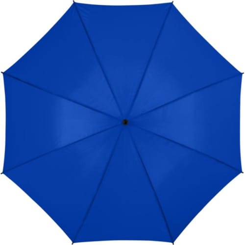 Custom branded 23" Auto Open Umbrellas with a printed design from Total Merchandise