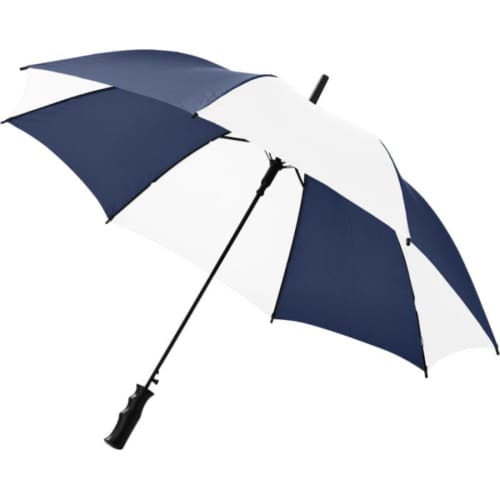 Logo branded 23" Auto Open Umbrellas with a printed design from Total Merchandise