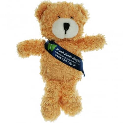 15cm Jimbo Beanie Bear with Sash