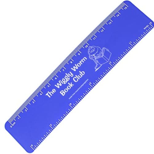 15cm Recycled Flexi Rulers in Blue