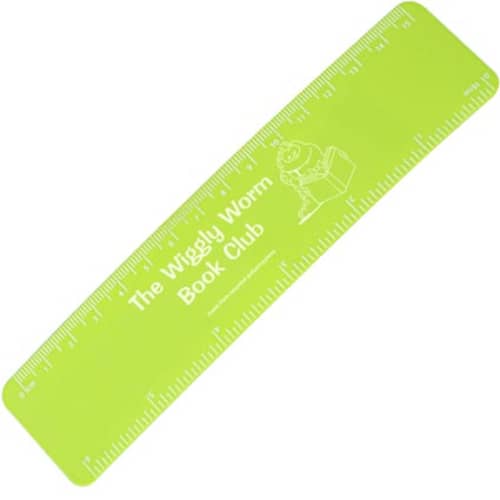 Corporate branded ruler for desktop advertising