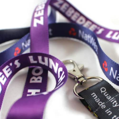 Corporate branded lanyards