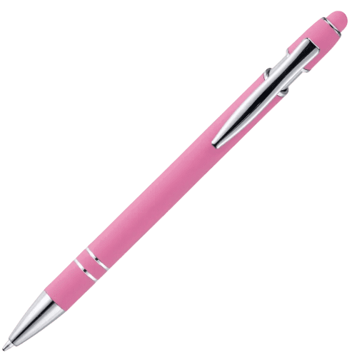 Branded Nimrod Tropical Soft Feel Stylus Ballpen with a design from Total Merchandise