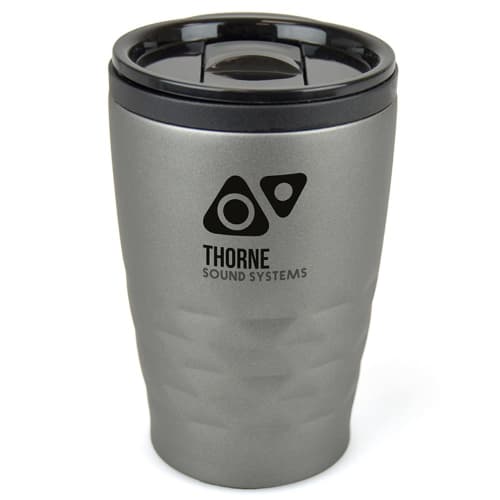 Personalisable Ashford Geo 360ml Tumbler in Gunmetal printed with your logo from Total Merchandise